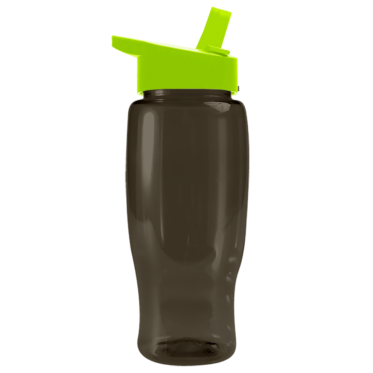 Custom logo Poly+ Recycled Bottle with Flip-Straw Lid - 27 oz.