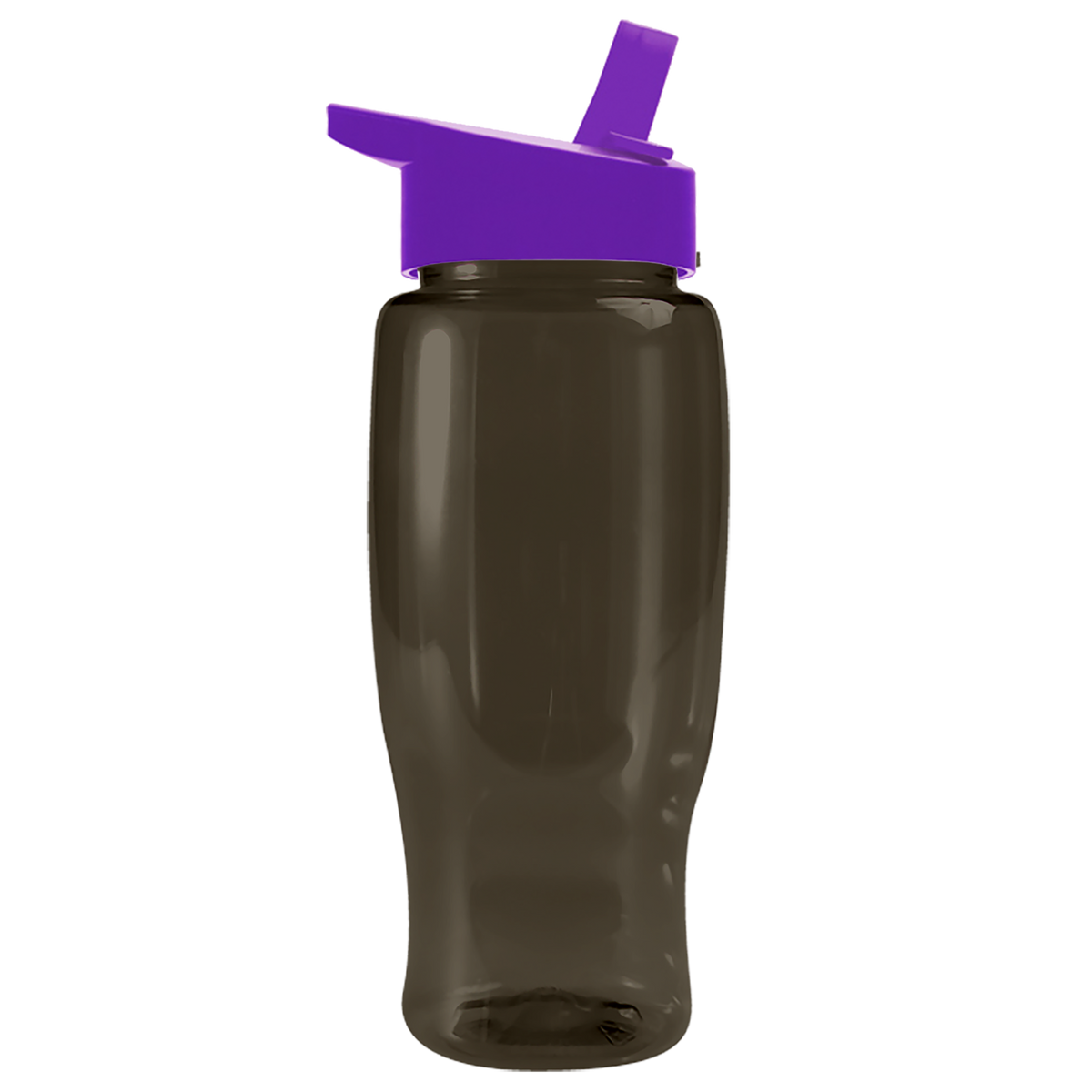 Custom logo Poly+ Recycled Bottle with Flip-Straw Lid - 27 oz.
