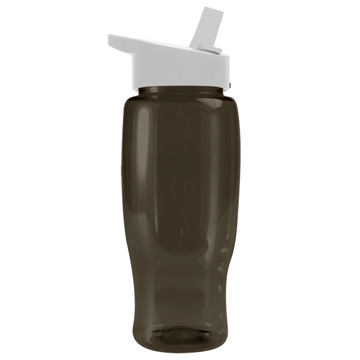 Custom logo Poly+ Recycled Bottle with Flip-Straw Lid - 27 oz.