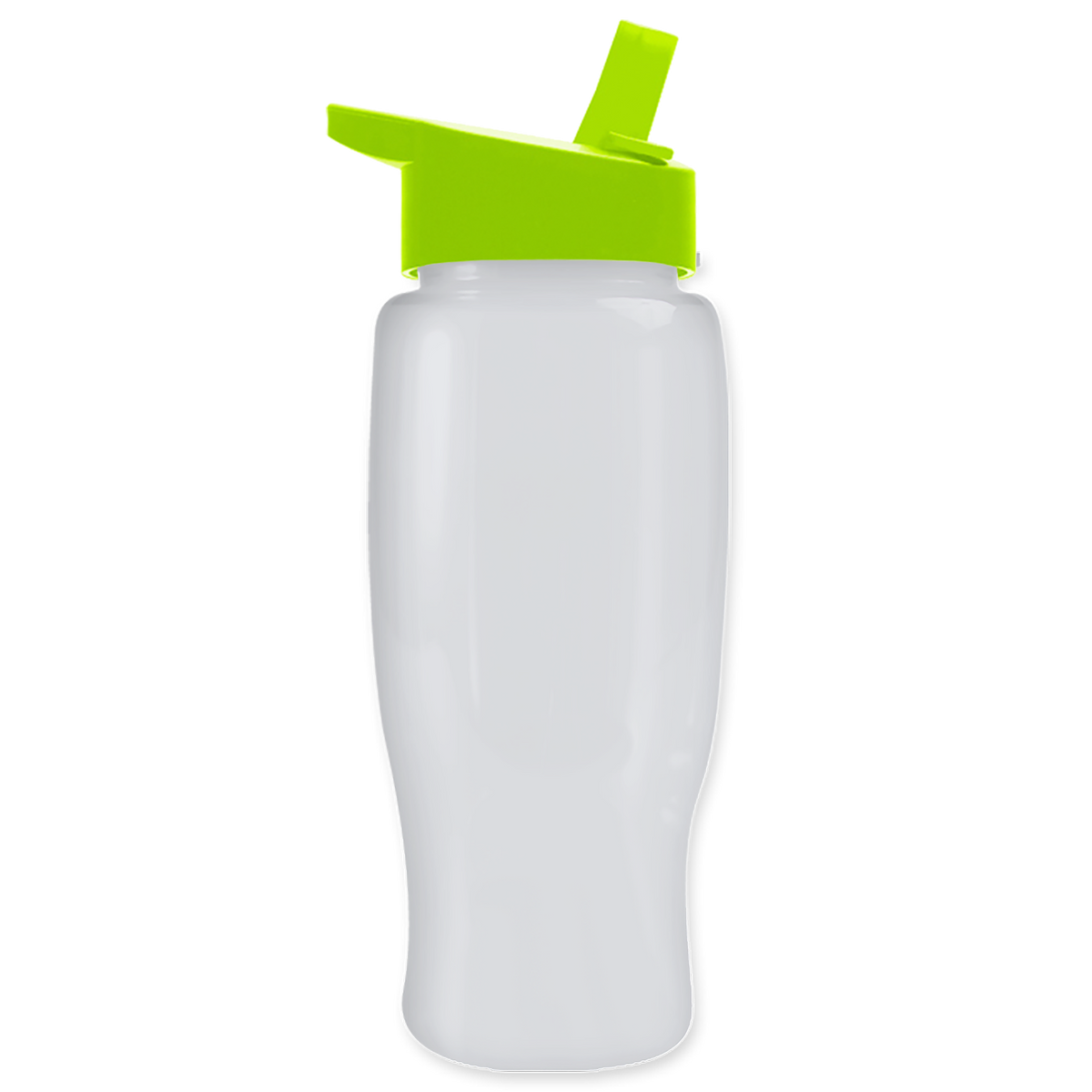Custom logo Poly+ Recycled Bottle with Flip-Straw Lid - 27 oz.