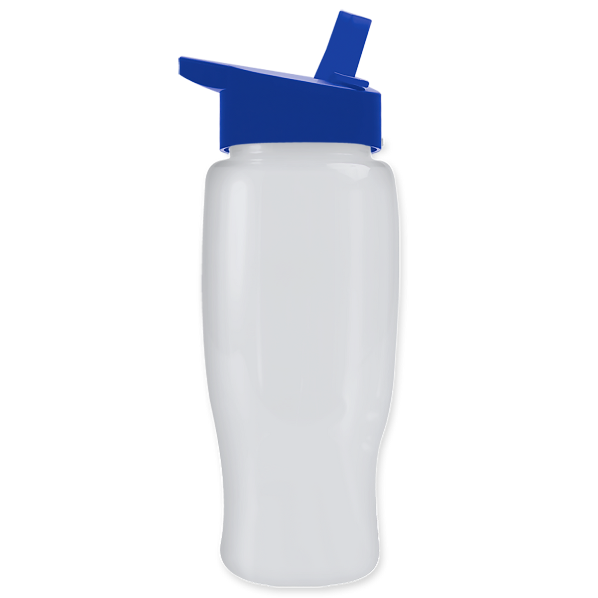 Custom logo Poly+ Recycled Bottle with Flip-Straw Lid - 27 oz.