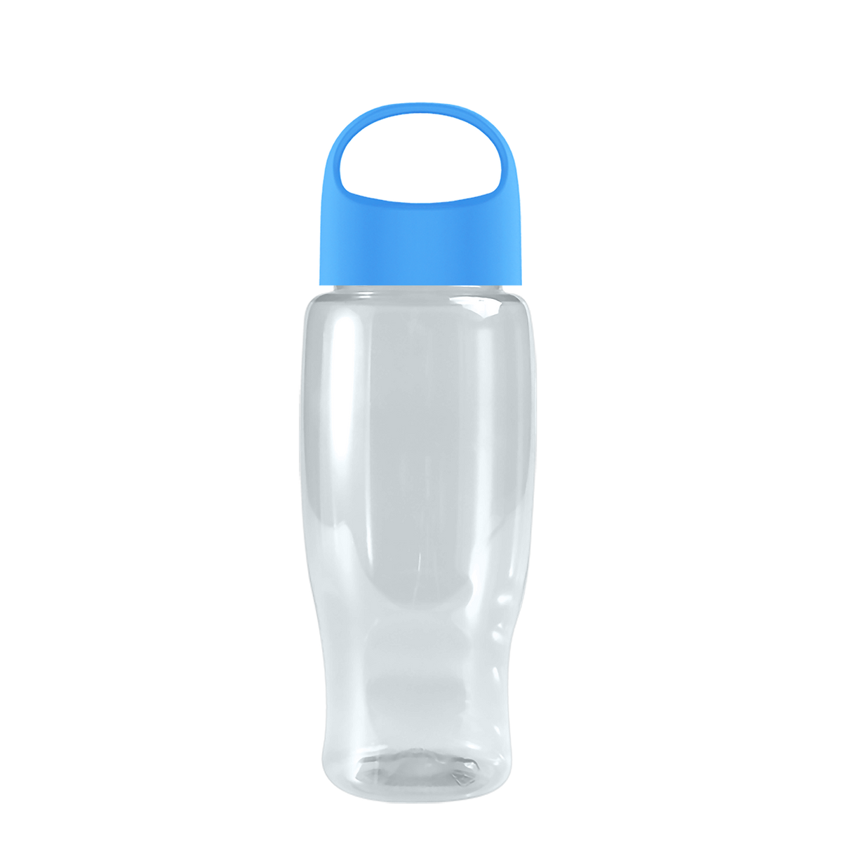 Custom logo Poly+ Recycled Bottle with Oval Crest Lid - 27 oz.