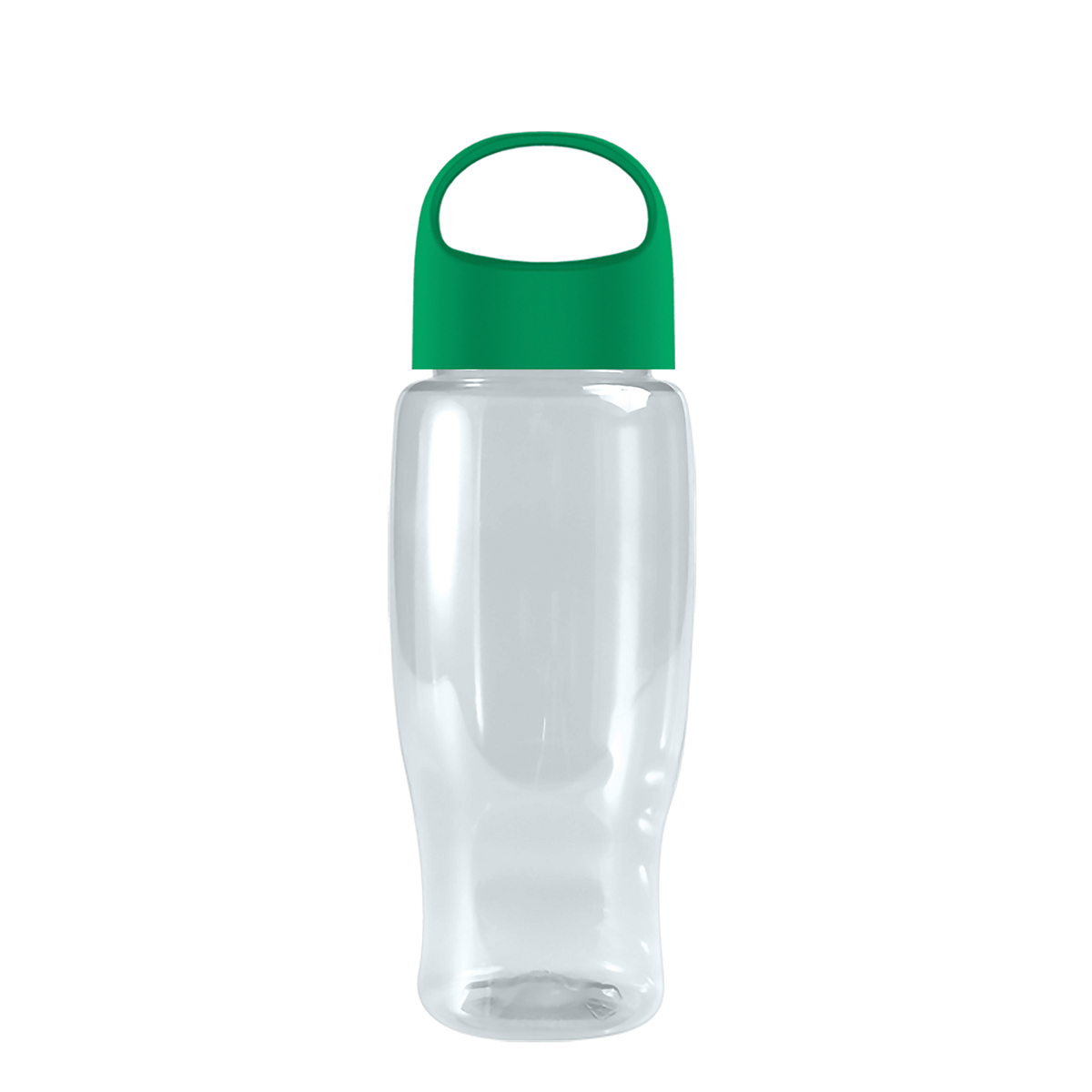Custom logo Poly+ Recycled Bottle with Oval Crest Lid - 27 oz.