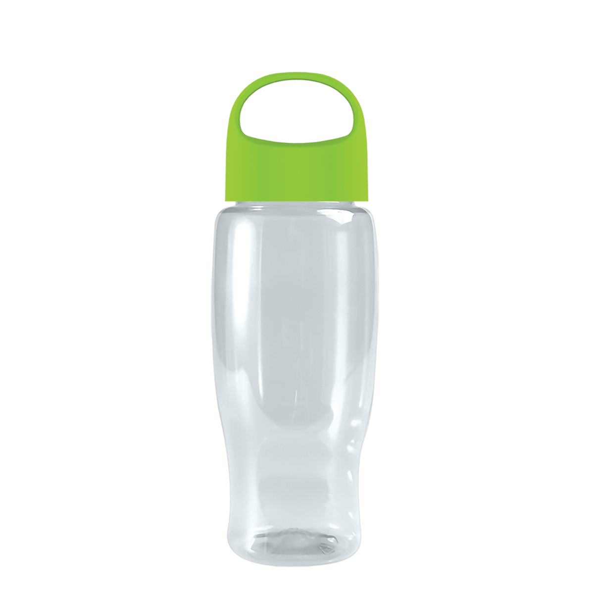 Custom logo Poly+ Recycled Bottle with Oval Crest Lid - 27 oz.