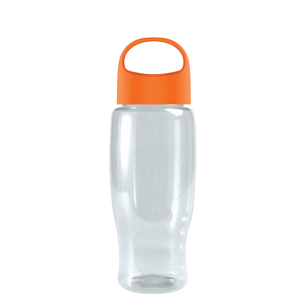 Custom logo Poly+ Recycled Bottle with Oval Crest Lid - 27 oz.