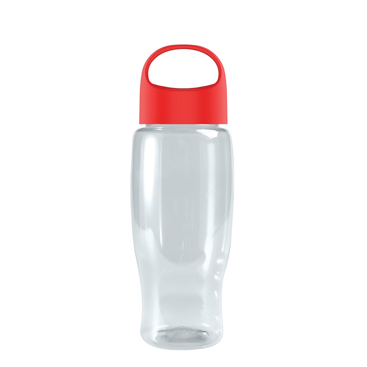 Custom logo Poly+ Recycled Bottle with Oval Crest Lid - 27 oz.