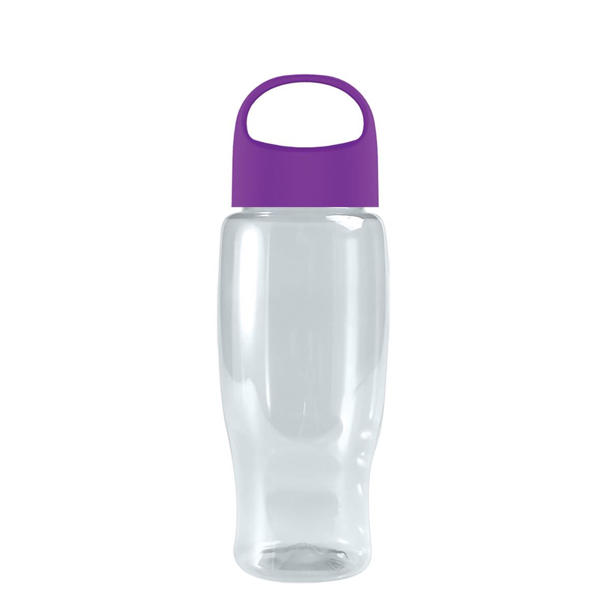 Custom logo Poly+ Recycled Bottle with Oval Crest Lid - 27 oz.
