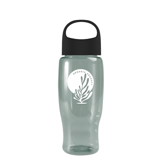 Poly+ Recycled Bottle with Oval Crest Lid - 27 oz.