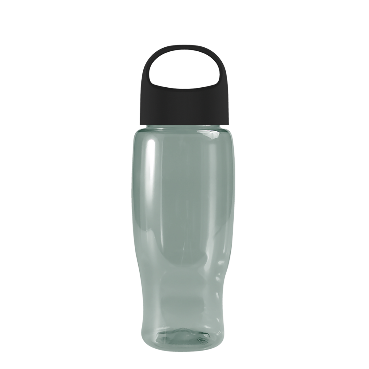 Custom logo Poly+ Recycled Bottle with Oval Crest Lid - 27 oz.