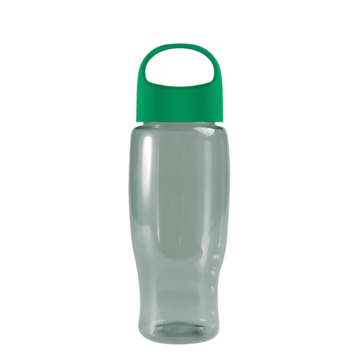 Custom logo Poly+ Recycled Bottle with Oval Crest Lid - 27 oz.