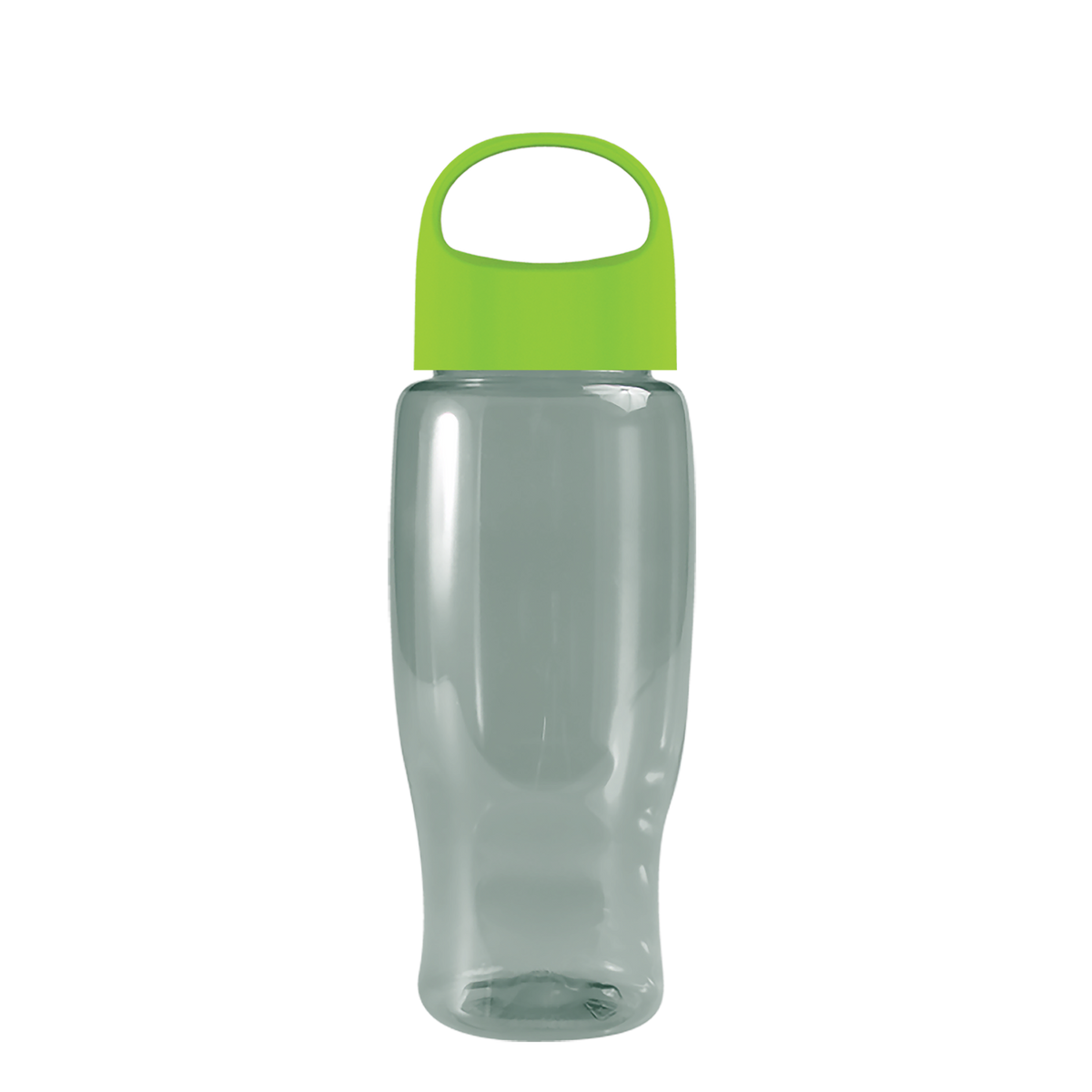 Custom logo Poly+ Recycled Bottle with Oval Crest Lid - 27 oz.