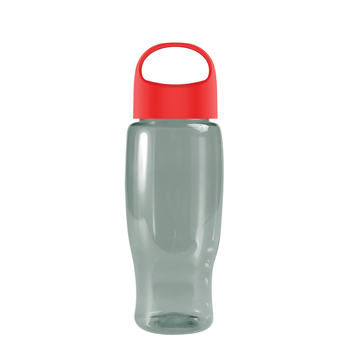 Custom logo Poly+ Recycled Bottle with Oval Crest Lid - 27 oz.