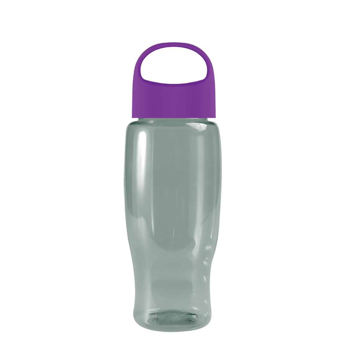 Custom logo Poly+ Recycled Bottle with Oval Crest Lid - 27 oz.