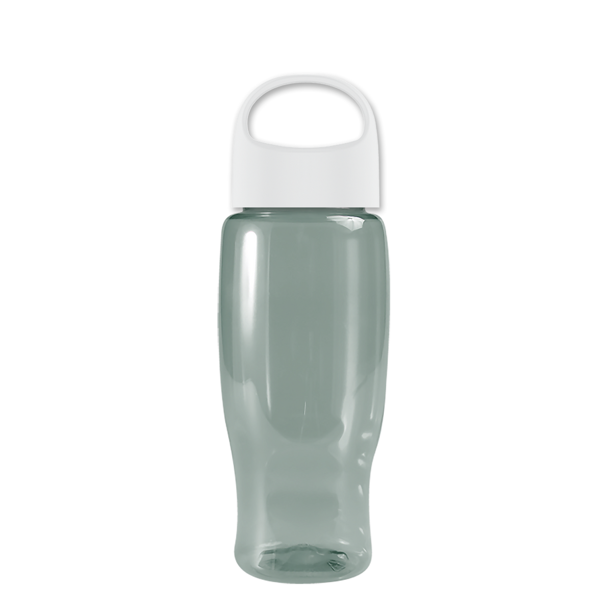 Custom logo Poly+ Recycled Bottle with Oval Crest Lid - 27 oz.