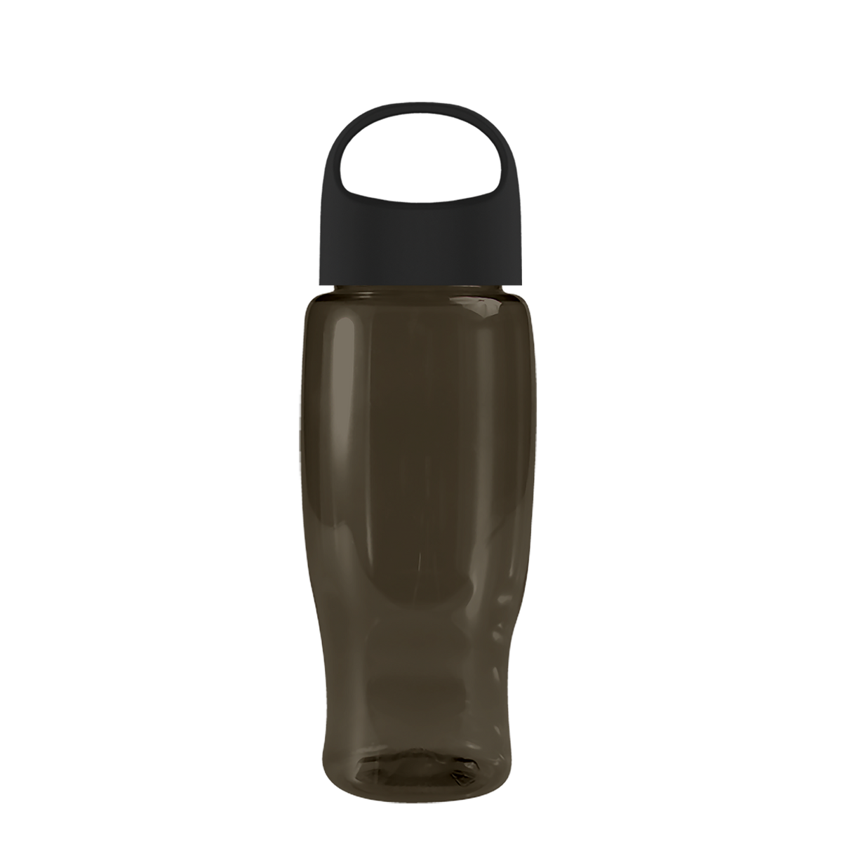 Custom logo Poly+ Recycled Bottle with Oval Crest Lid - 27 oz.