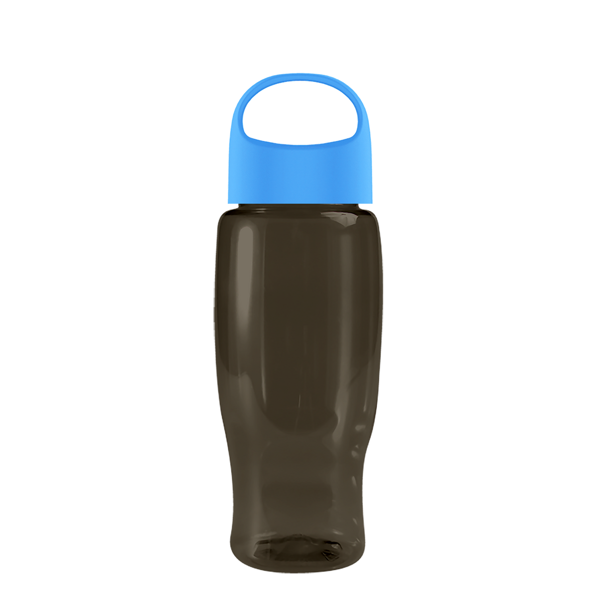 Custom logo Poly+ Recycled Bottle with Oval Crest Lid - 27 oz.