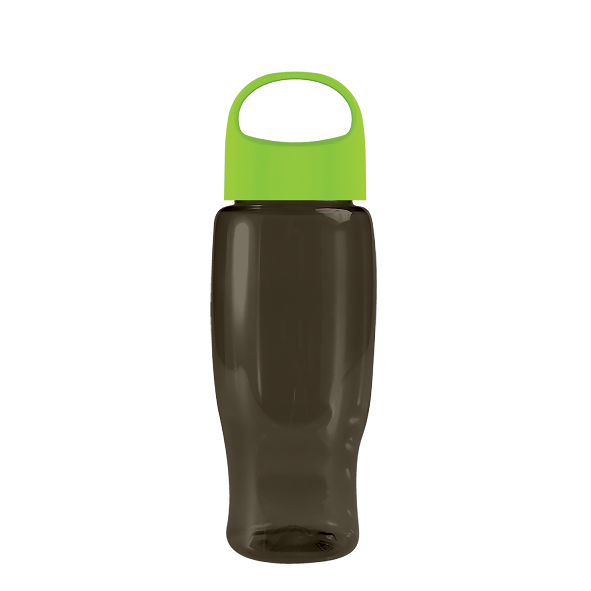Custom logo Poly+ Recycled Bottle with Oval Crest Lid - 27 oz.
