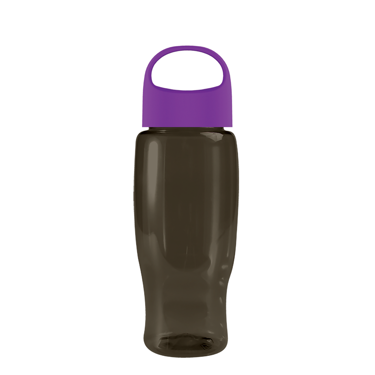 Custom logo Poly+ Recycled Bottle with Oval Crest Lid - 27 oz.