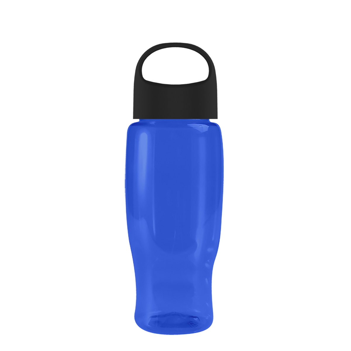 Custom logo Poly+ Recycled Bottle with Oval Crest Lid - 27 oz.