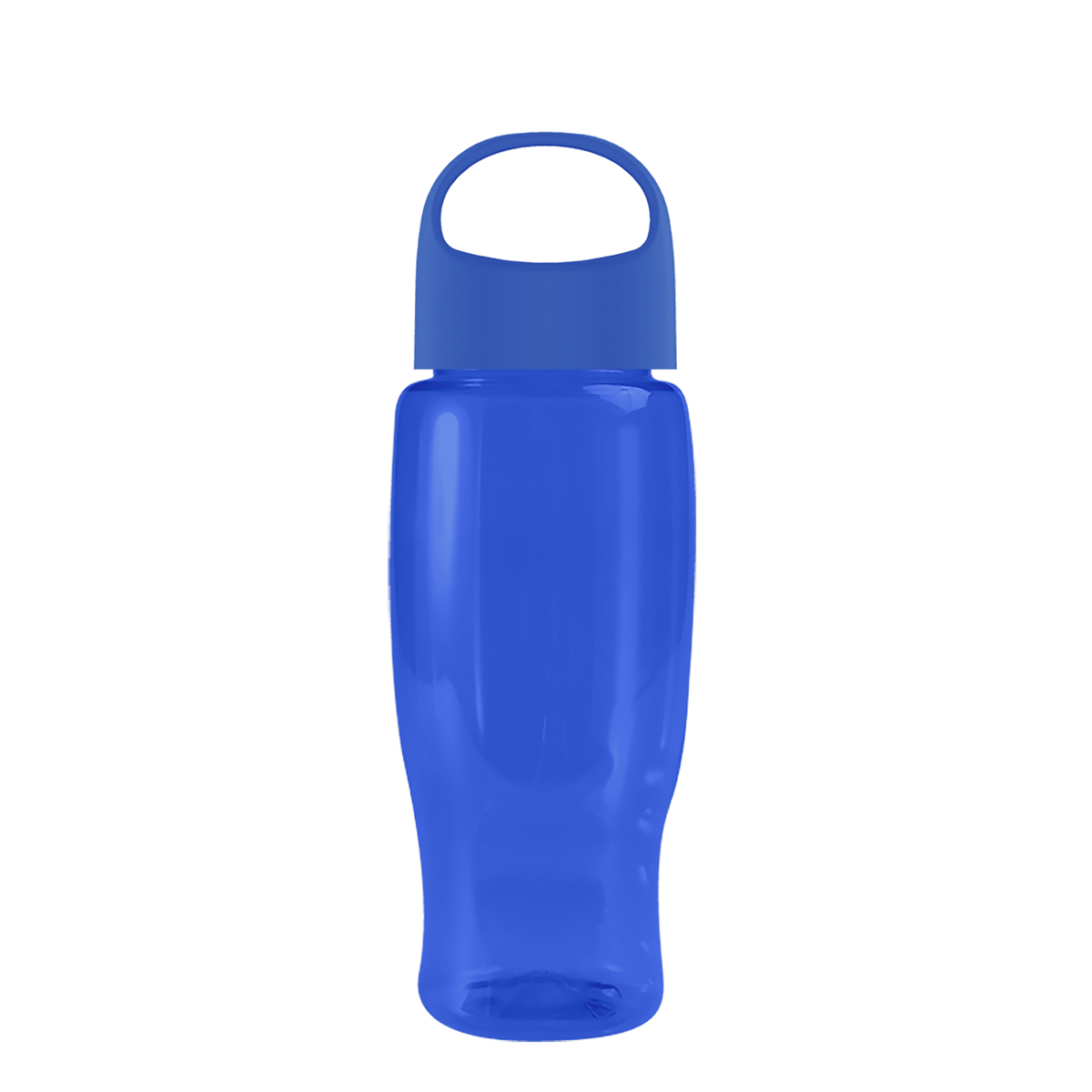 Custom logo Poly+ Recycled Bottle with Oval Crest Lid - 27 oz.