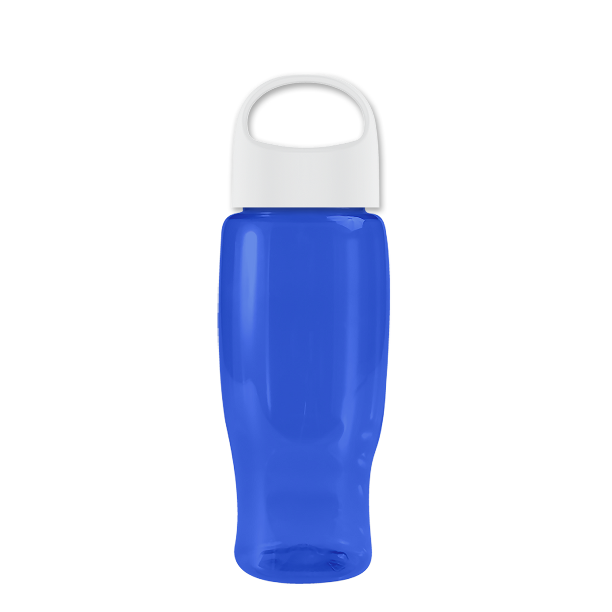 Custom logo Poly+ Recycled Bottle with Oval Crest Lid - 27 oz.
