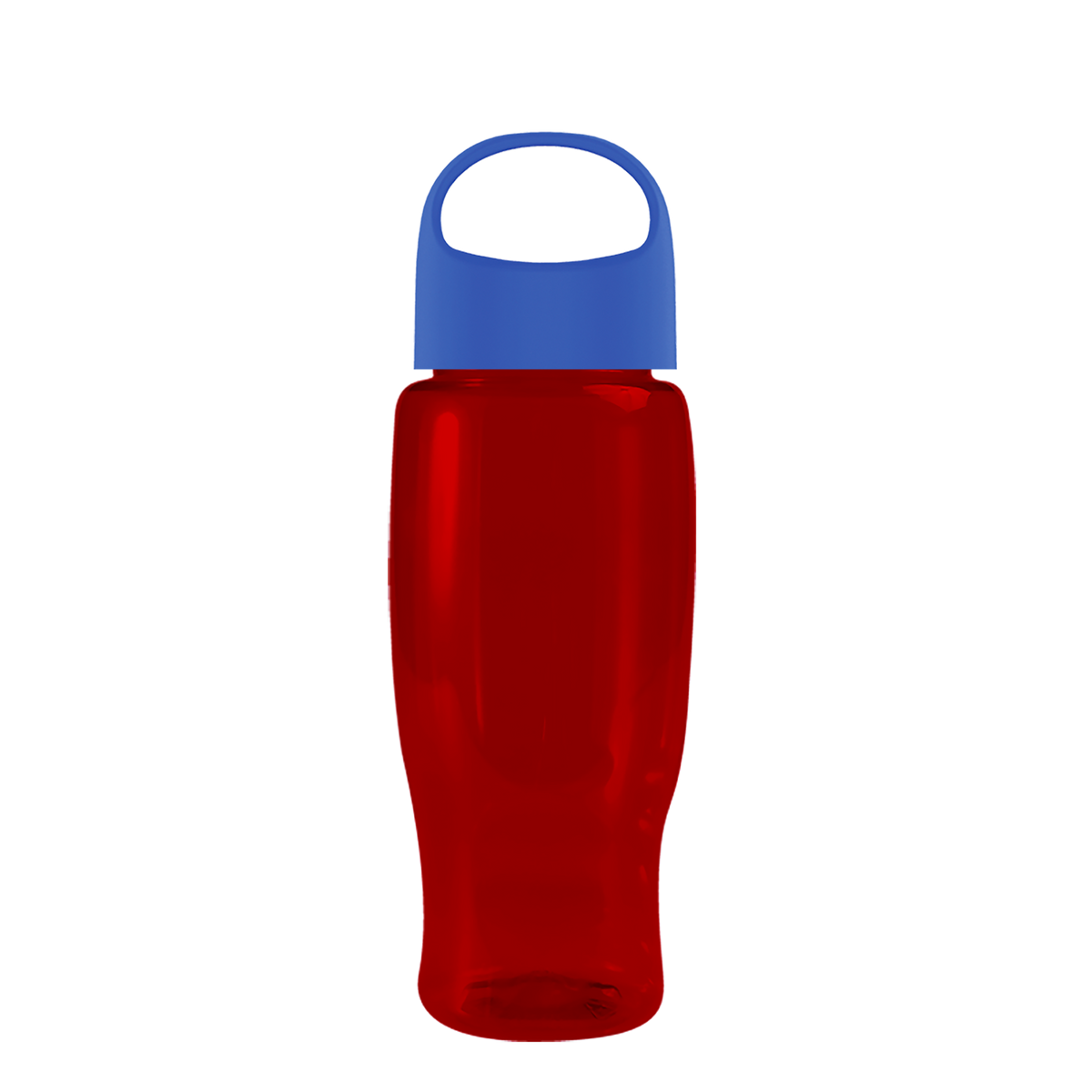 Custom logo Poly+ Recycled Bottle with Oval Crest Lid - 27 oz.