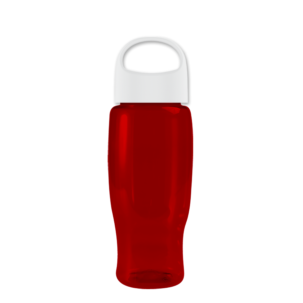 Custom logo Poly+ Recycled Bottle with Oval Crest Lid - 27 oz.