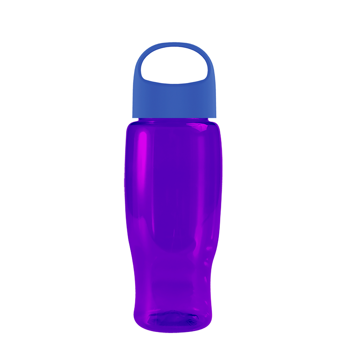 Custom logo Poly+ Recycled Bottle with Oval Crest Lid - 27 oz.