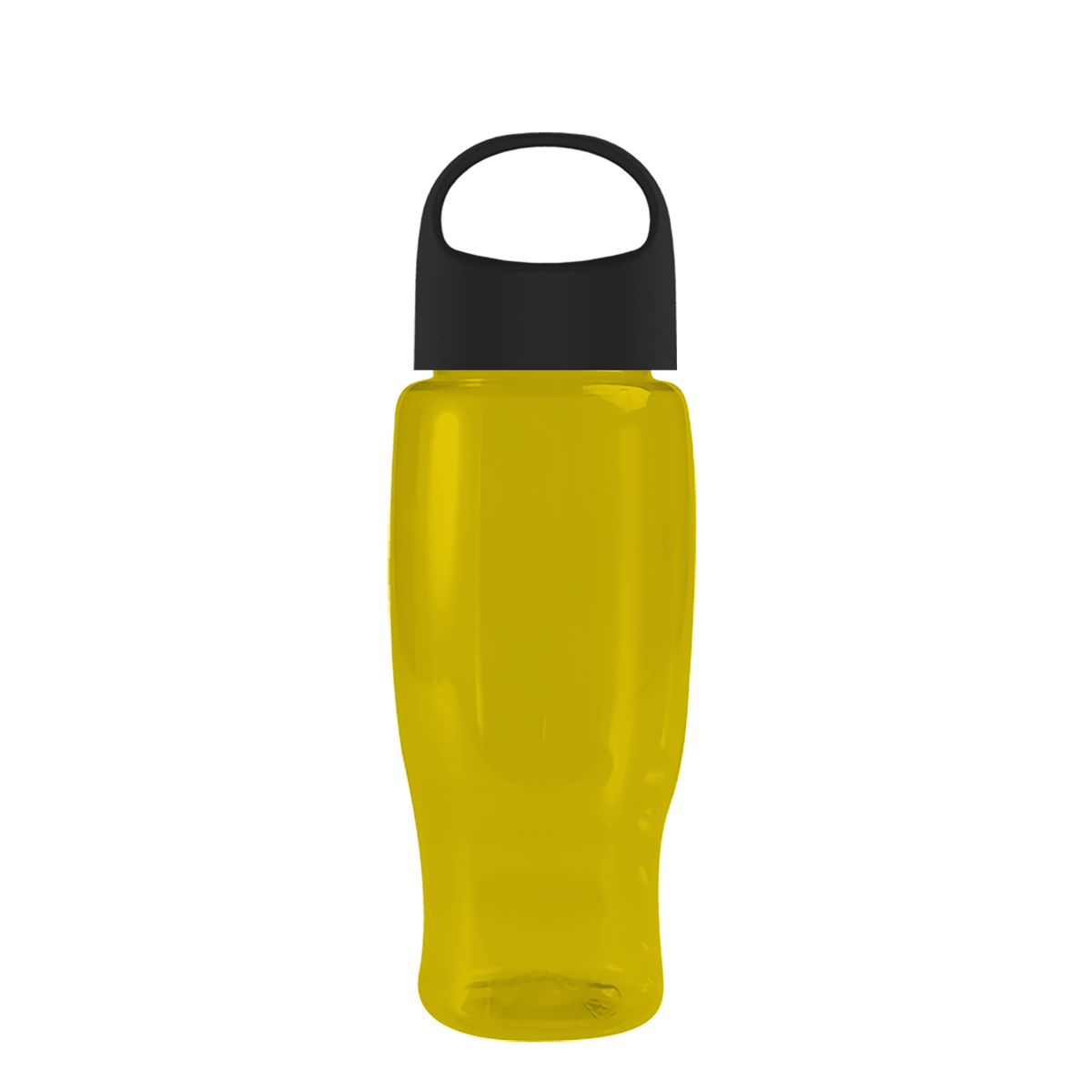 Custom logo Poly+ Recycled Bottle with Oval Crest Lid - 27 oz.