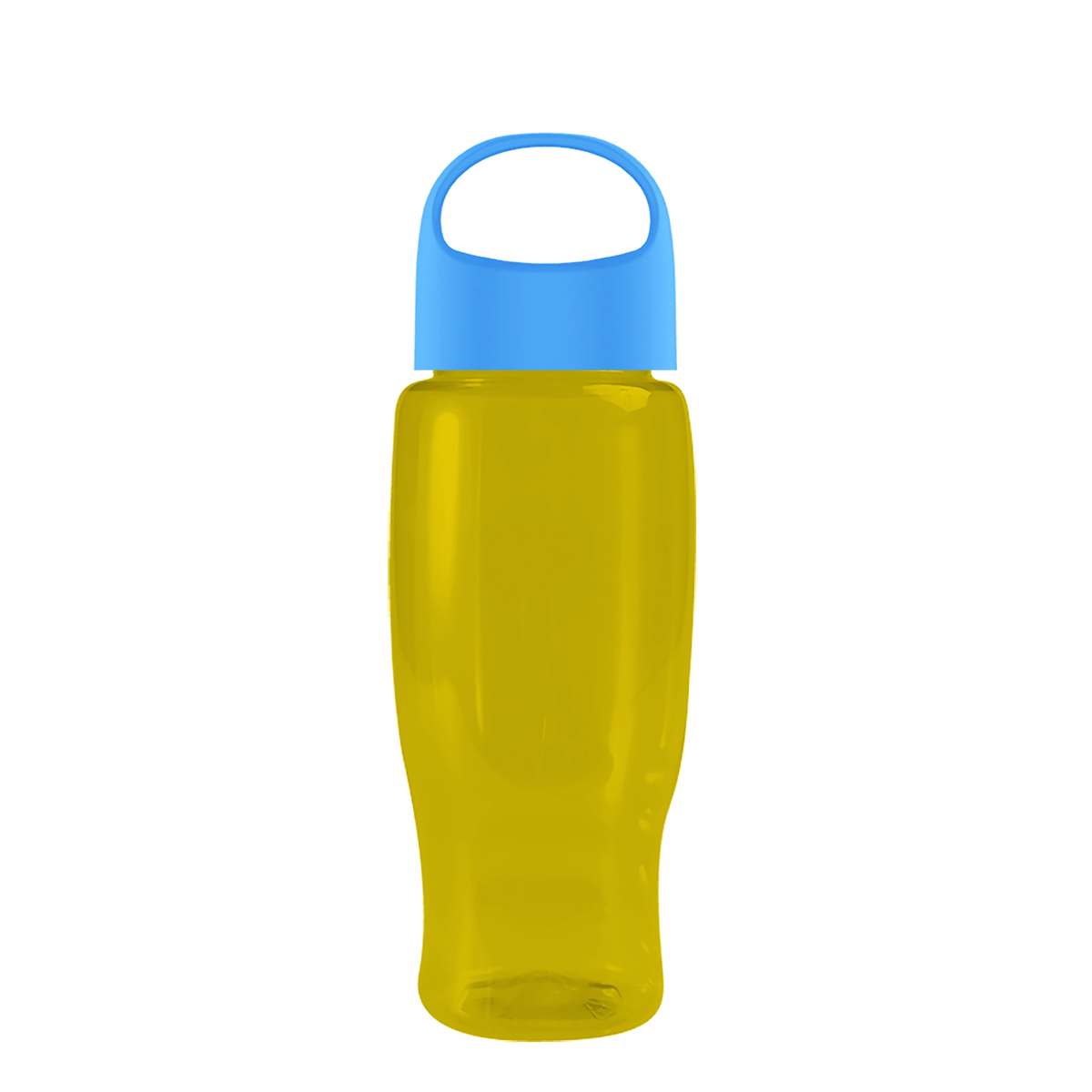 Custom logo Poly+ Recycled Bottle with Oval Crest Lid - 27 oz.
