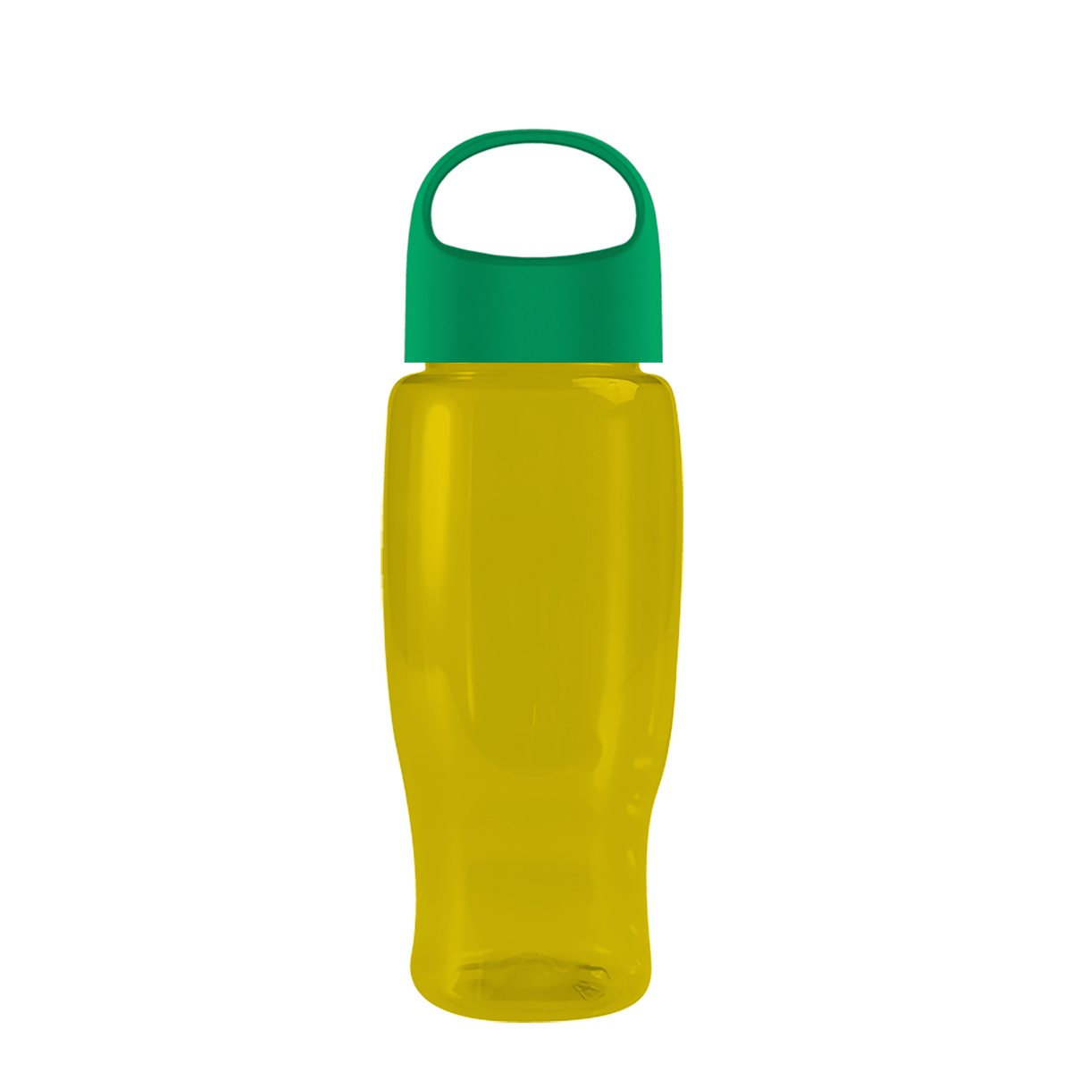 Custom logo Poly+ Recycled Bottle with Oval Crest Lid - 27 oz.