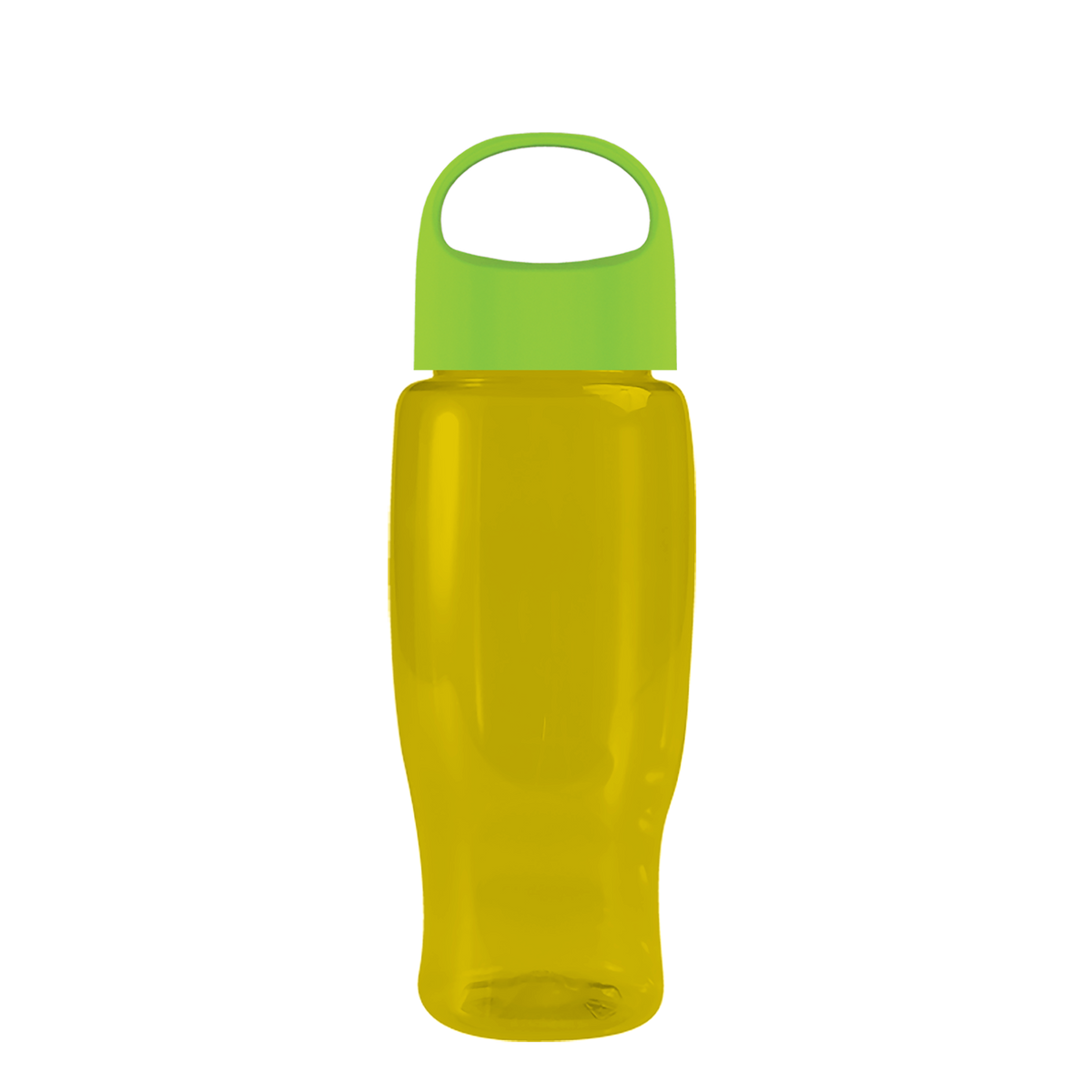 Custom logo Poly+ Recycled Bottle with Oval Crest Lid - 27 oz.