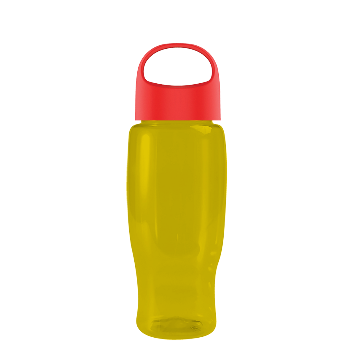 Custom logo Poly+ Recycled Bottle with Oval Crest Lid - 27 oz.