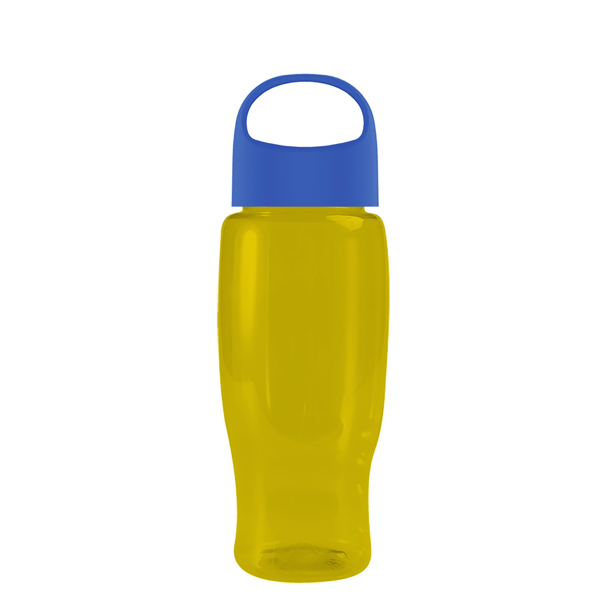 Custom logo Poly+ Recycled Bottle with Oval Crest Lid - 27 oz.