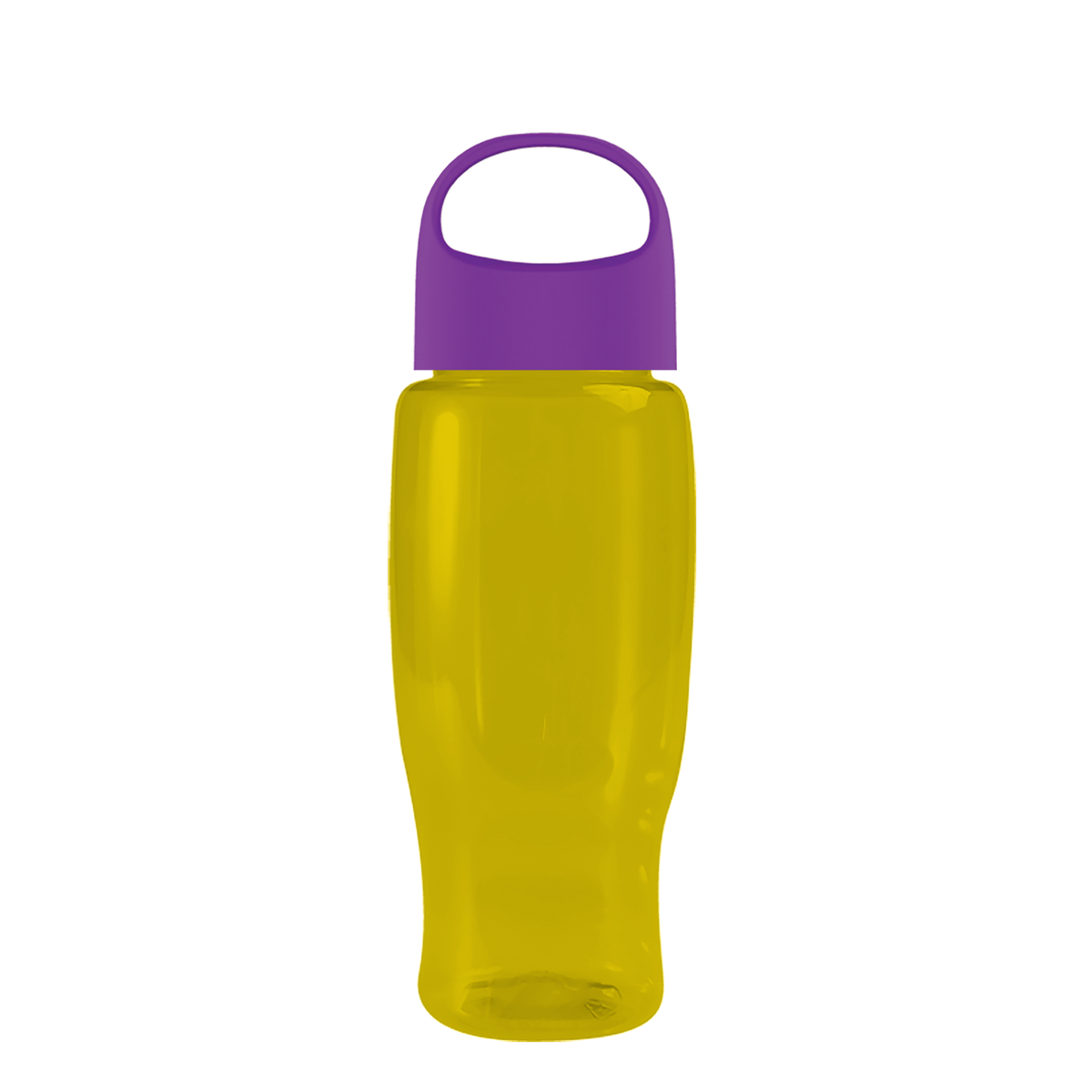 Custom logo Poly+ Recycled Bottle with Oval Crest Lid - 27 oz.