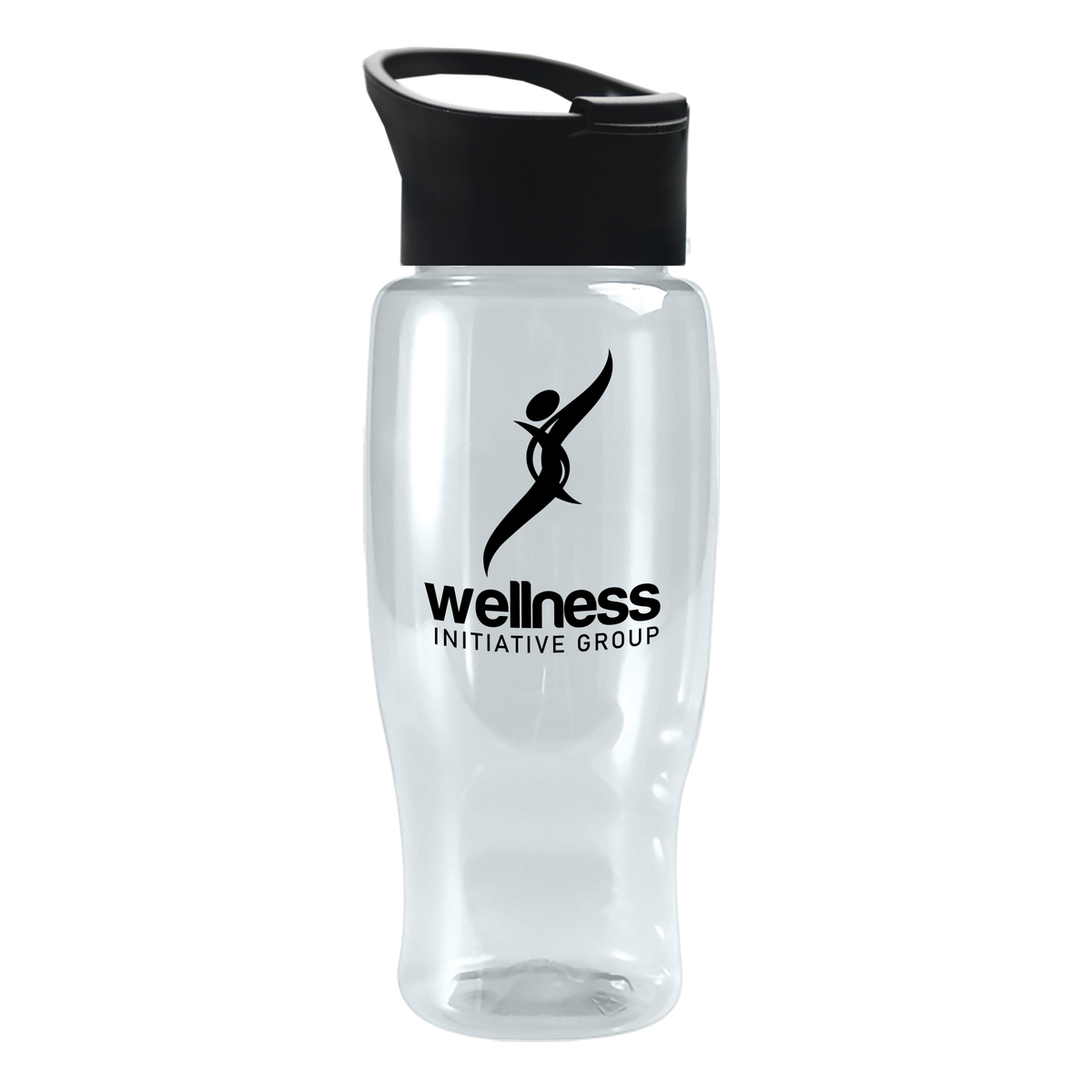 Custom logo Poly+ Recycled Bottle with Pop-Up Lid - 27 oz.