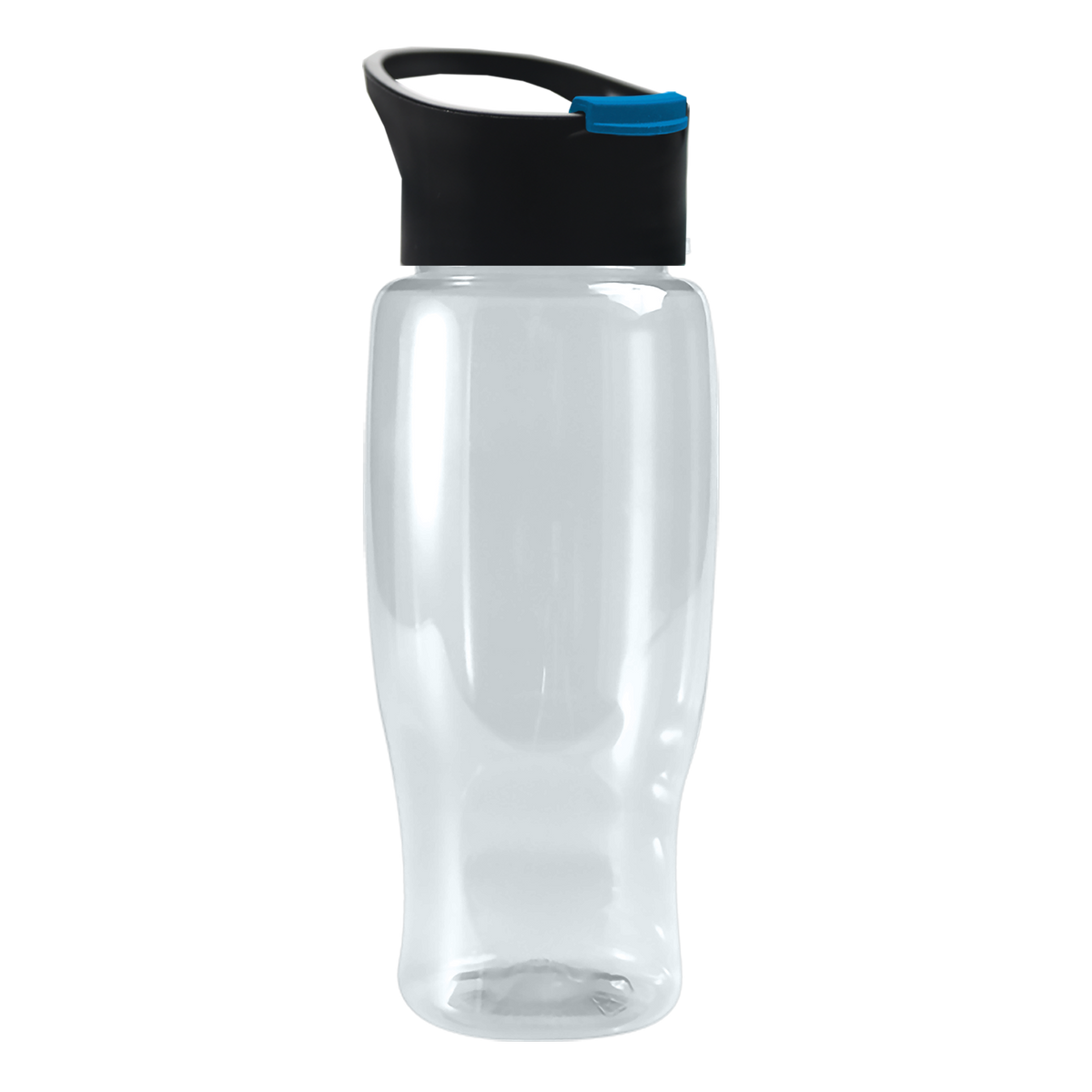 Custom logo Poly+ Recycled Bottle with Pop-Up Lid - 27 oz.