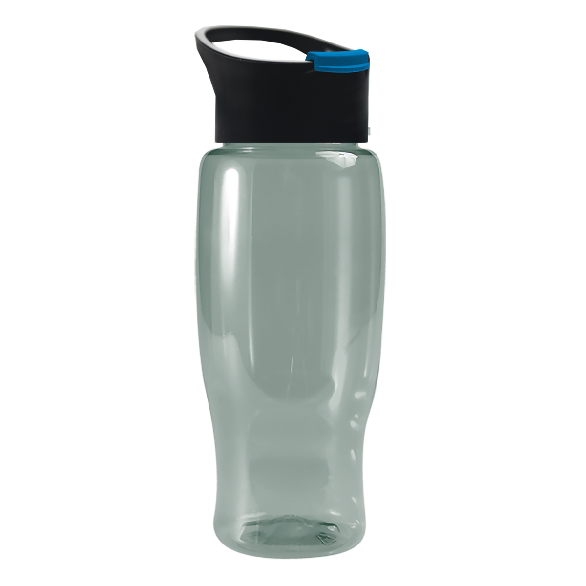 Custom logo Poly+ Recycled Bottle with Pop-Up Lid - 27 oz.