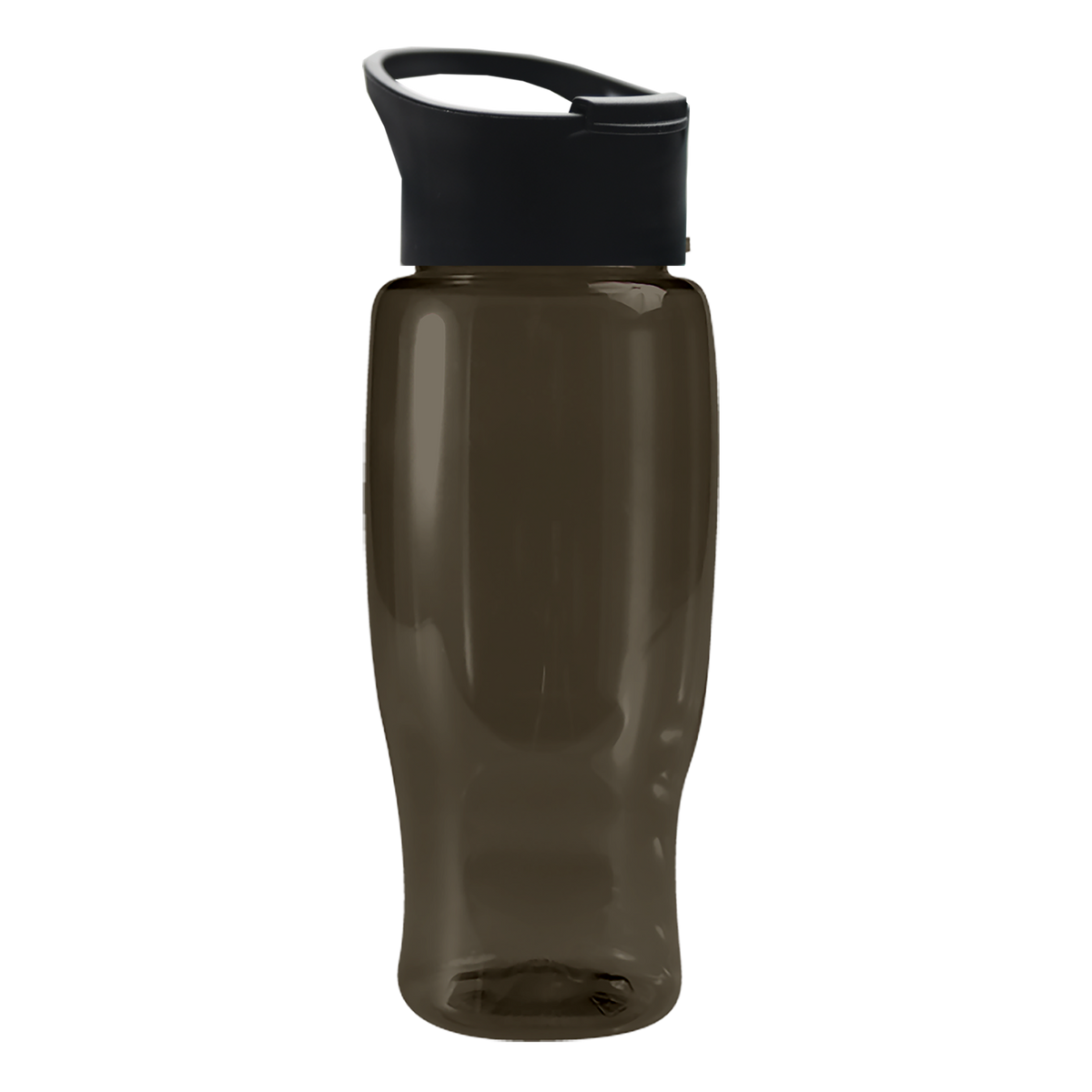 Custom logo Poly+ Recycled Bottle with Pop-Up Lid - 27 oz.