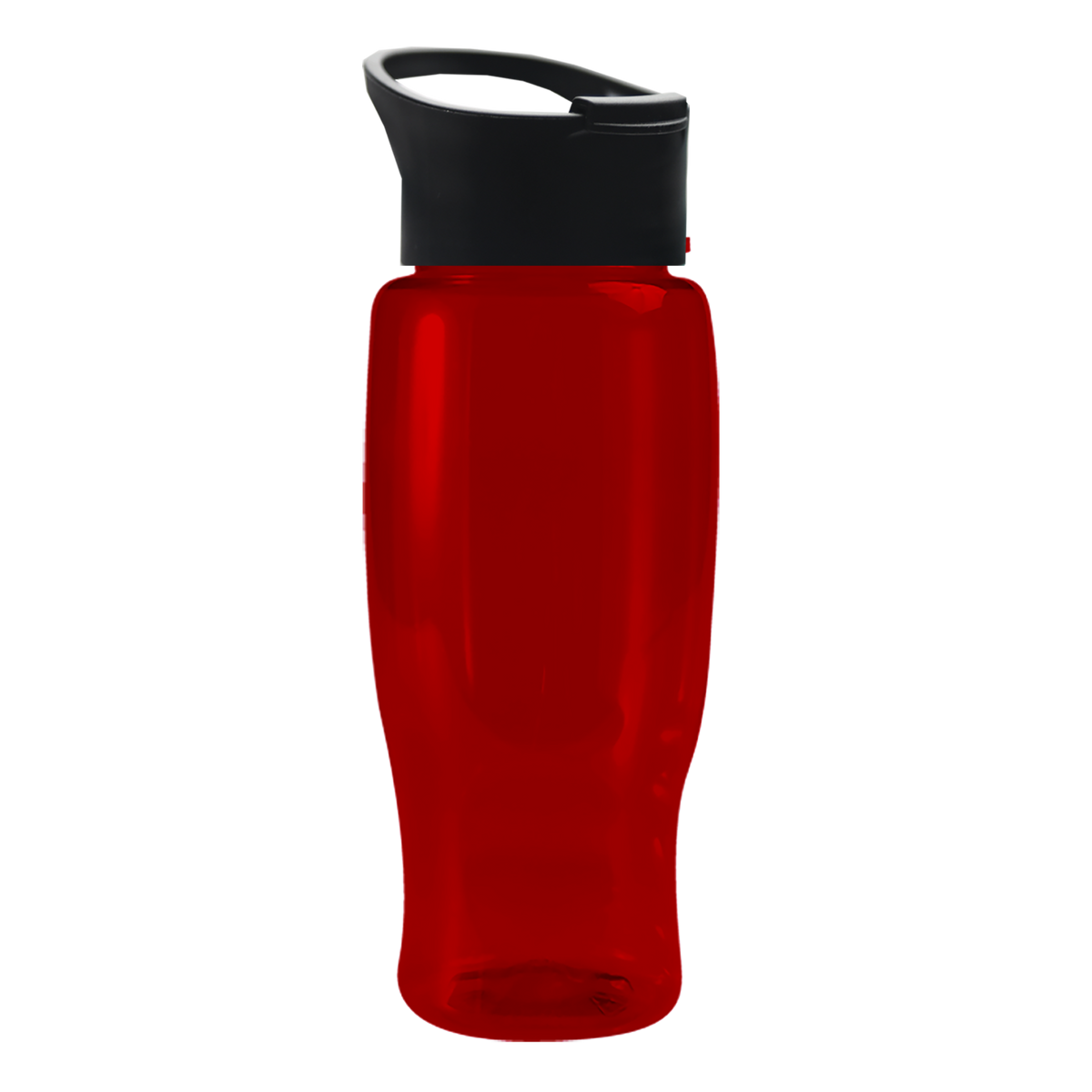 Custom logo Poly+ Recycled Bottle with Pop-Up Lid - 27 oz.