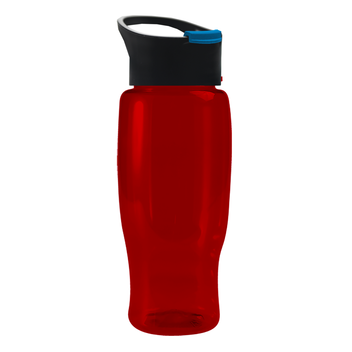 Custom logo Poly+ Recycled Bottle with Pop-Up Lid - 27 oz.