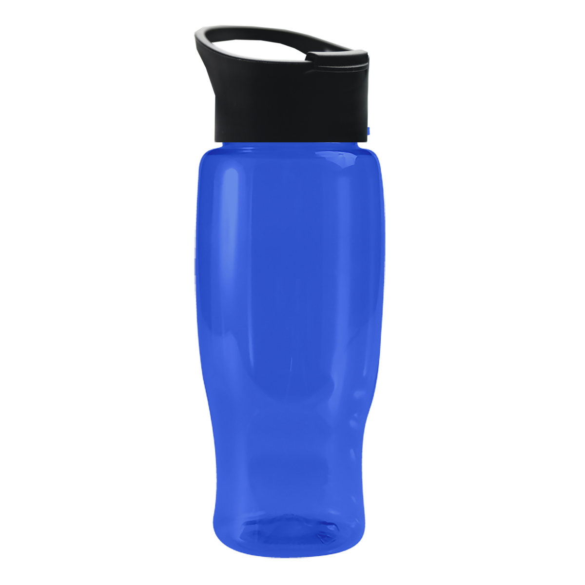 Custom logo Poly+ Recycled Bottle with Pop-Up Lid - 27 oz.