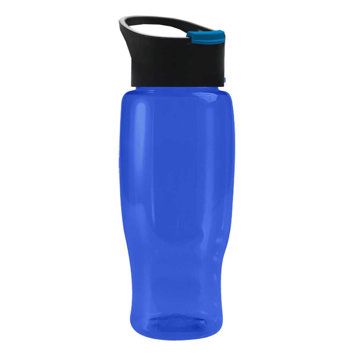 Custom logo Poly+ Recycled Bottle with Pop-Up Lid - 27 oz.