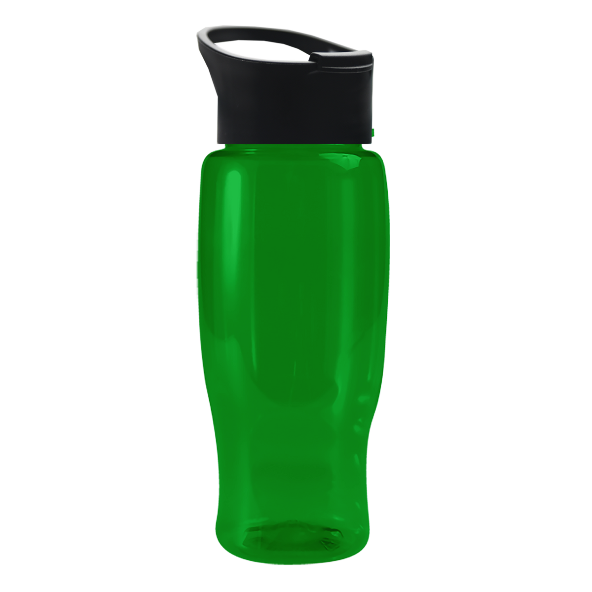 Custom logo Poly+ Recycled Bottle with Pop-Up Lid - 27 oz.