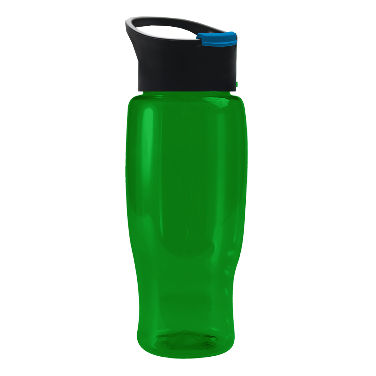Custom logo Poly+ Recycled Bottle with Pop-Up Lid - 27 oz.