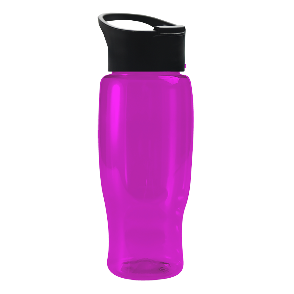 Custom logo Poly+ Recycled Bottle with Pop-Up Lid - 27 oz.