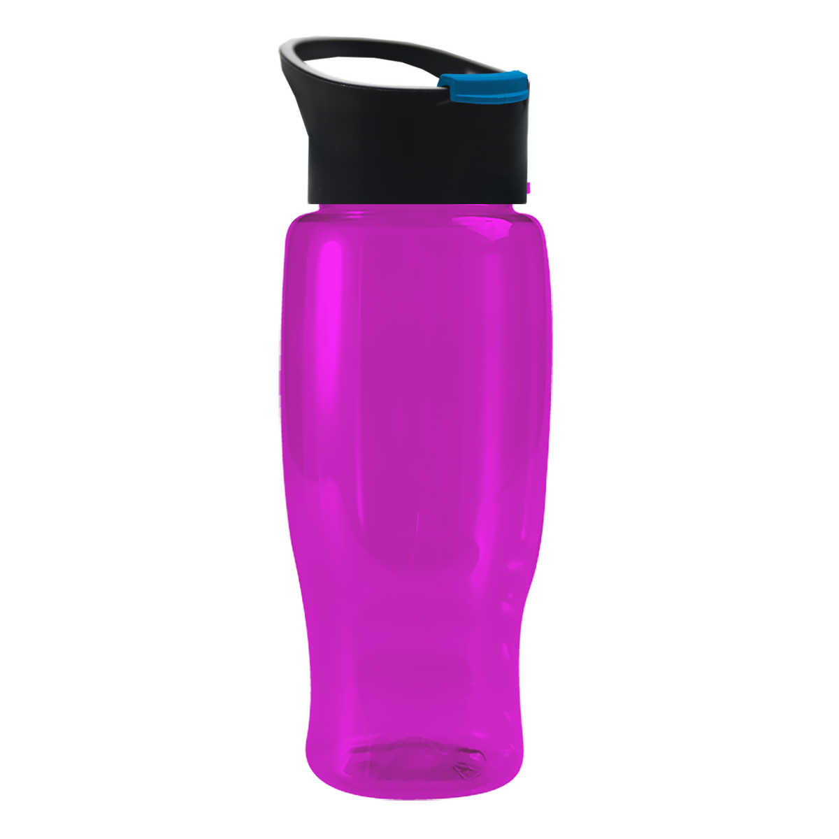 Custom logo Poly+ Recycled Bottle with Pop-Up Lid - 27 oz.
