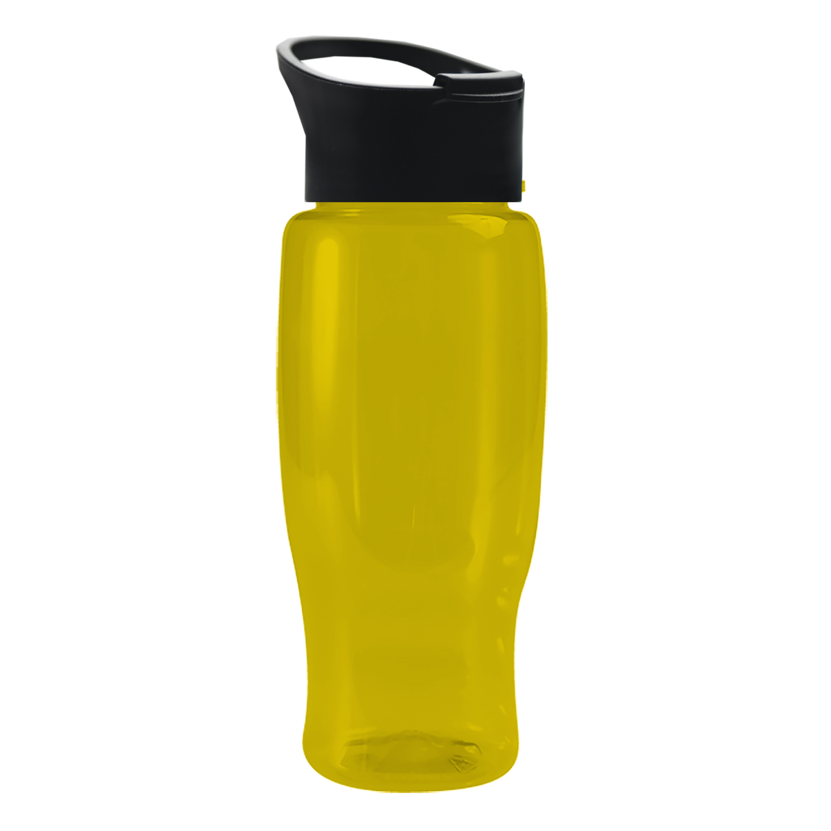 Custom logo Poly+ Recycled Bottle with Pop-Up Lid - 27 oz.