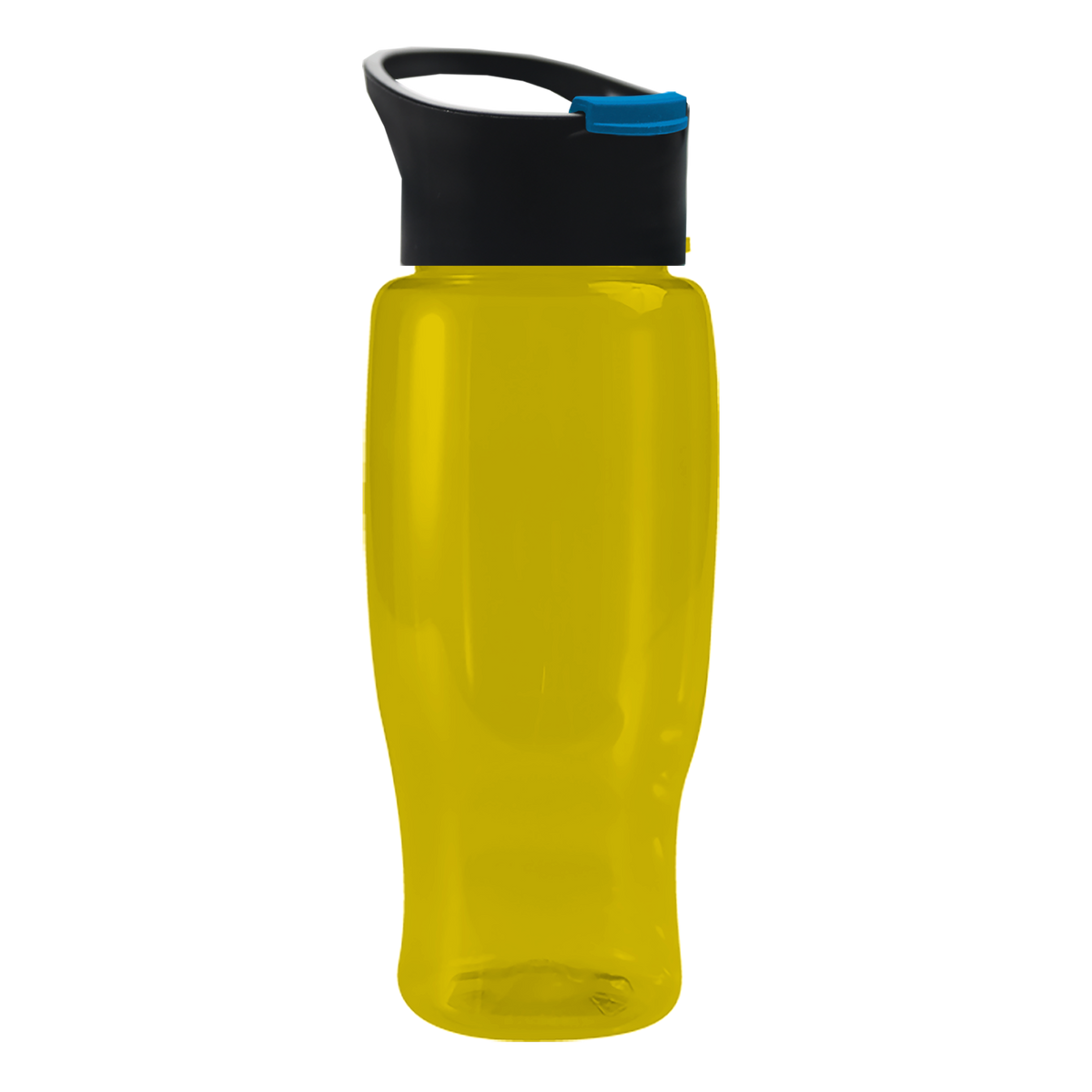 Custom logo Poly+ Recycled Bottle with Pop-Up Lid - 27 oz.