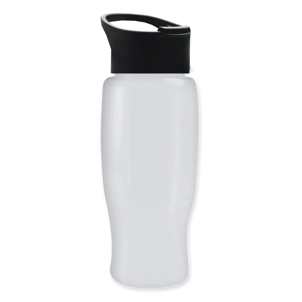 Custom logo Poly+ Recycled Bottle with Pop-Up Lid - 27 oz.